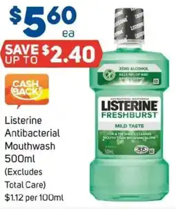 Foodland Listerine Antibacterial Mouthwash offer