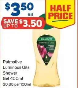 Foodland Palmolive Luminous Oils Shower Gel offer