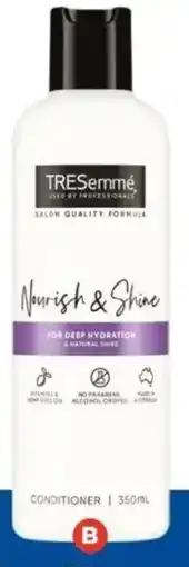 Foodland TRESemmé Shampoo or Conditioner offer