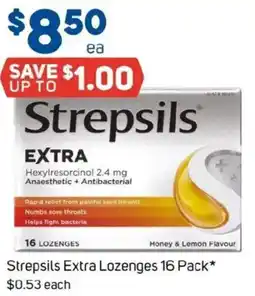 Foodland Strepsils Extra Lozenges offer