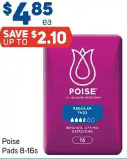 Foodland Poise Pads 8-16s offer