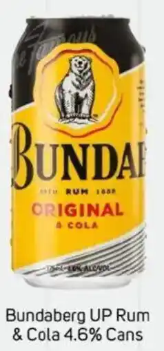Foodland Bundaberg UP Rum & Cola 4.6% Cans offer