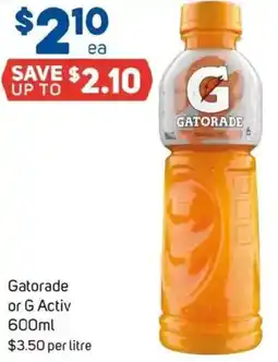 Foodland Gatorade or G Activ offer