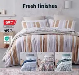 ALDI A Lyocell Cotton Quilt Cover Set offer