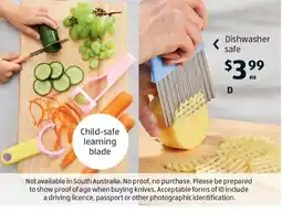 ALDI Fruit or Vegetable Knives, Cutters or Peelers offer