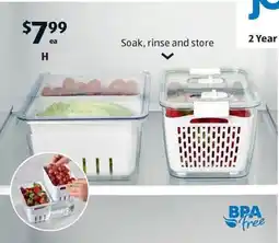 ALDI Joie Fridge Storage Containers with Baskets offer