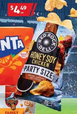 ALDI Red Rock Deli Potato Chips Party Size offer