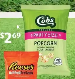 ALDI Cobs Natural Popcorn offer