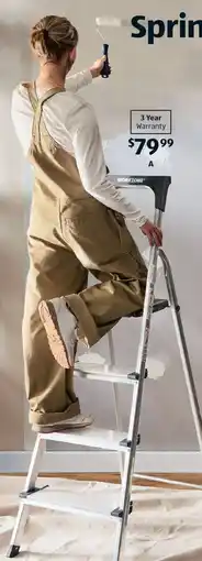 ALDI Safety Ladder with Deep Steps offer
