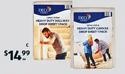 ALDI Assorted Paint Drop Sheets offer