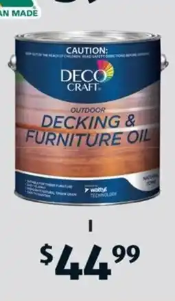 ALDI Deck & Furniture Oil offer