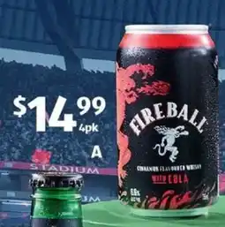 ALDI Fireball Cinnamon offer