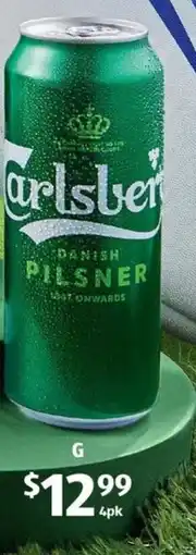 ALDI Carlsberg Pilsner offer