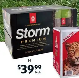 ALDI Storm Premium offer