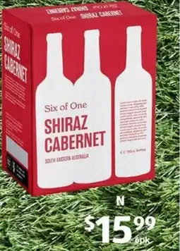 ALDI Exceptional value shiraz cabernet offer