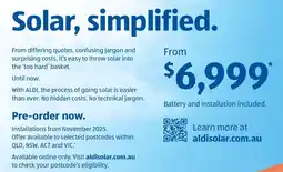 ALDI Solar offer