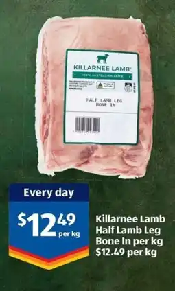 ALDI Killarnee Lamb Half Lamb Leg Bone offer