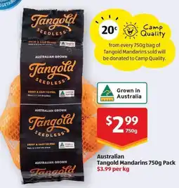 ALDI Australian Tangold Mandarins offer