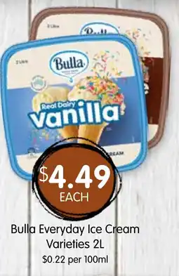 Spudshed Bulla Everyday Ice Cream offer