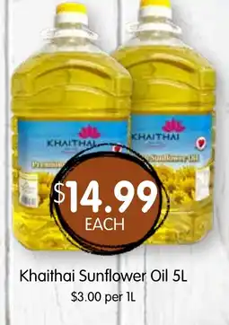 Spudshed Khaithai Sunflower Oil offer