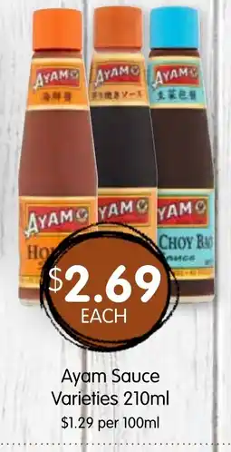 Spudshed Ayam Sauce Varieties offer