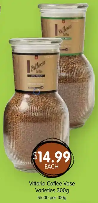 Spudshed Vittoria Coffee Vase Varieties offer