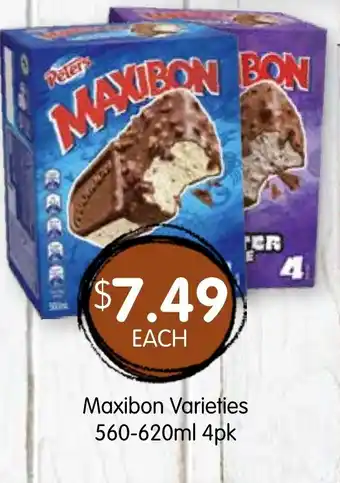 Spudshed Maxibon Varieties offer