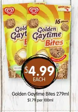 Spudshed Golden Gaytime Bites offer