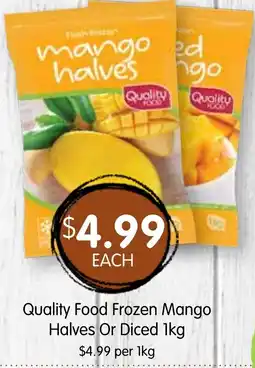 Spudshed Quality Food Frozen Mango Halves Or Diced offer