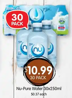 Spudshed Nu-Pure Water offer