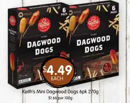 Spudshed Keith's Mini Dagwood Dogs offer