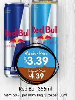 Spudshed Red Bull offer
