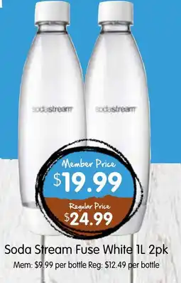 Spudshed Soda Stream Fuse White offer