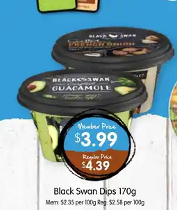 Spudshed Black Swan Dips offer
