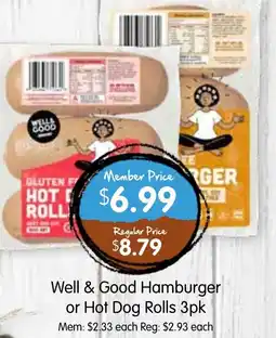 Spudshed Well & Good Hamburger or Hot Dog Rolls offer