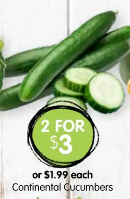 Spudshed Continental Cucumbers offer