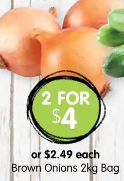 Spudshed Brown Onions offer