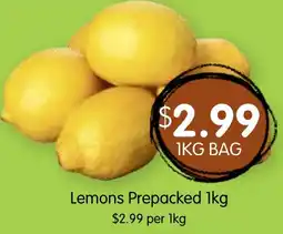 Spudshed Lemons Prepacked offer