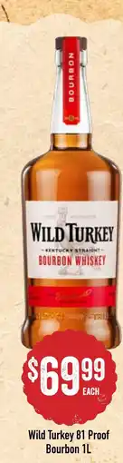 Spudshed Wild Turkey 81 Proof Bourbon offer