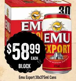 Spudshed Emu Export offer