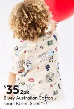 Target Bluey australian coffon offer