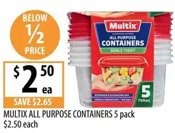 Supabarn MULTIX ALL PURPOSE CONTAINERS offer