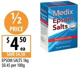 Supabarn EPSOM SALTS offer