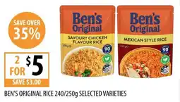 Supabarn BEN'S ORIGINAL RICE offer