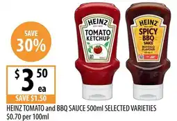 Supabarn HEINZ TOMATO and BBQ SAUCE offer
