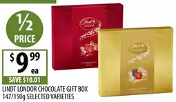 Supabarn LINDT LONDOR CHOCOLATE GIFT BOX offer