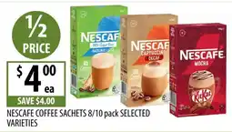 Supabarn NESCAFE COFFEE SACHETS offer
