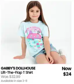 Myer GABBY'S DOLLHOUSE Lift-The-Flap T Shirt offer