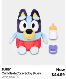 Myer BLUEY Cuddle & Care Baby Bluey offer