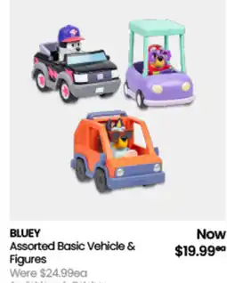 Myer BLUEY Assorted Basic Vehicle & Figures offer